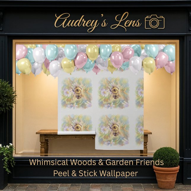 Papel Pintado Bumblebee on Pink Wildflower (Subido por el creador)