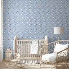 Papel Pintado Bunny azul lindo