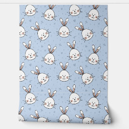 Papel Pintado Bunny azul lindo
