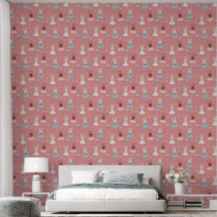 Papel Pintado Bunny Ballerinas