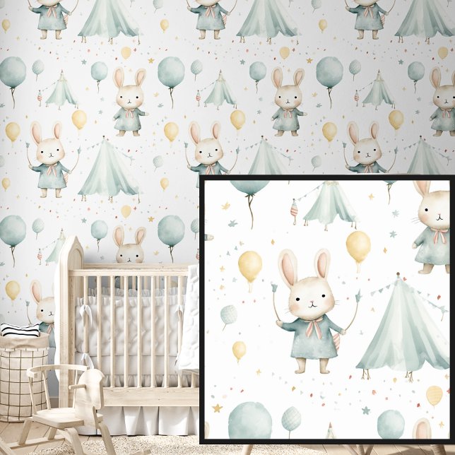 Papel Pintado Bunny Tent Balloons (Subido por el creador)
