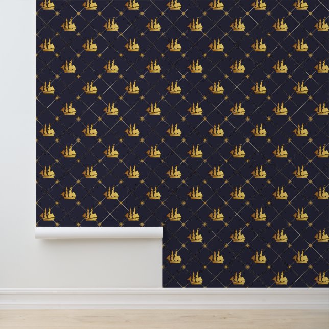 Papel Pintado Buque de oro (Solicitud)