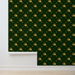 Papel Pintado Buque de oro