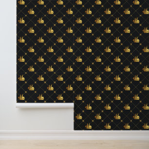 Papel Pintado Buque de oro