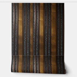 Papel Pintado Burnt Wood Acoustic Panels-Self-Adhesifs Wallpaper