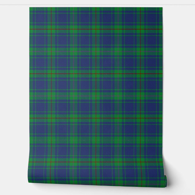 Papel Pintado Burt Tartan Plaid Scottish Clan (Desenrollar)