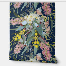 Papel Pintado Bush nativo florece azul real