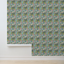 Papel Pintado Bush nativo florece azul veraniego