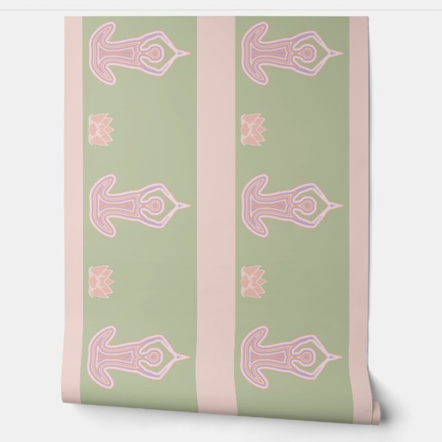 Papel Pintado Búsqueda de Nirvana Fondo de escritorio borde Sage (Desenrollar)