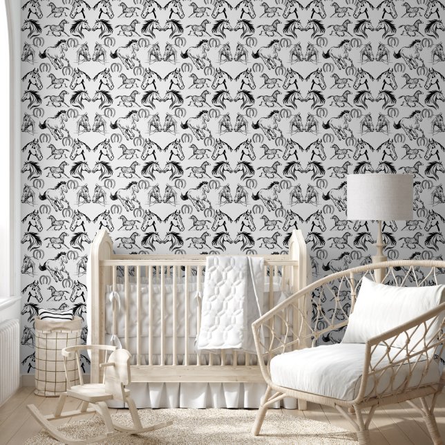 Papel Pintado caballo (Niños)