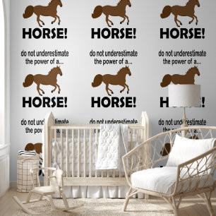 Papel Pintado Caballo divertido de animal de caballo