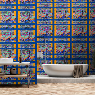 Papel Pintado Caballos Azules Y Riders