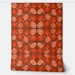 Papel Pintado Cabeza de pescado deja nuevos corazones florales -