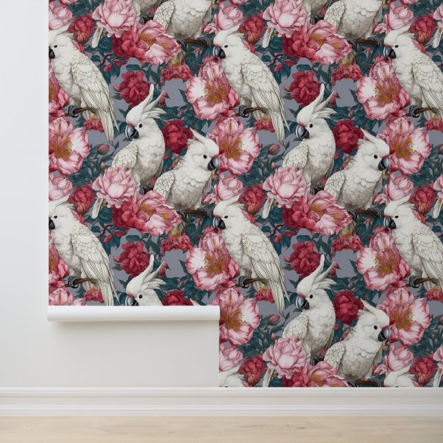 Papel Pintado Cacatúas en el paraíso (Solicitud)