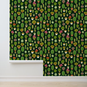 Papel Pintado Cacti y Suculento País de las Maravillas