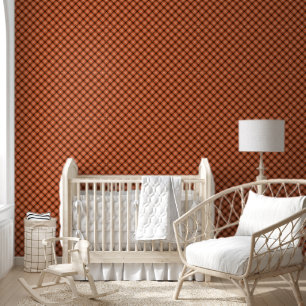 Papel Pintado Caer Naranja Plaid Buffalo Gingham Grid Patterns