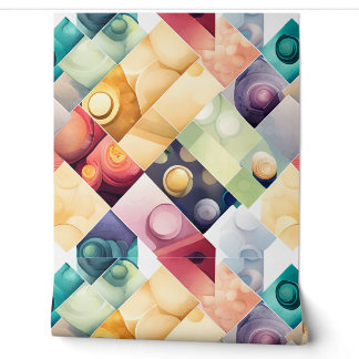 Papel Pintado Caídas Geométricas