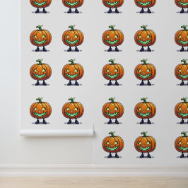 Papel Pintado Calabaza brillante Halloween Cuidada Jack-O’-Lante