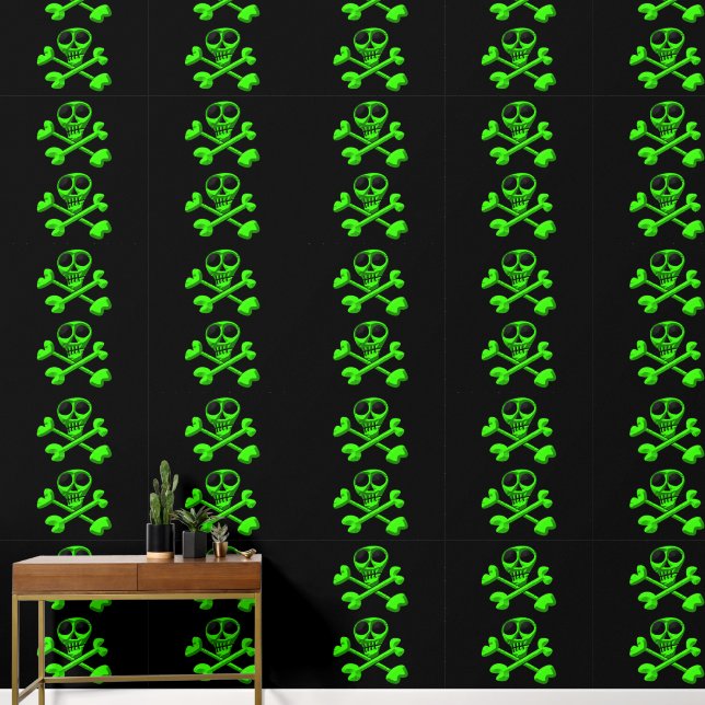 Papel Pintado calavera (Pasillo)