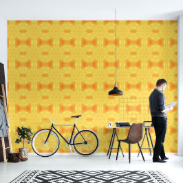Papel Pintado Calidoscopio de un Amanecer Brillante y Líneas
