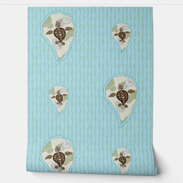 Papel Pintado Callie, la tortuga marina (Desenrollar)