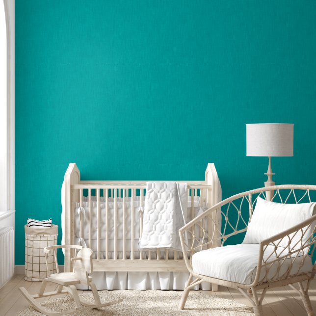 Papel Pintado Calm & simple visual teal textured background  (Niños)