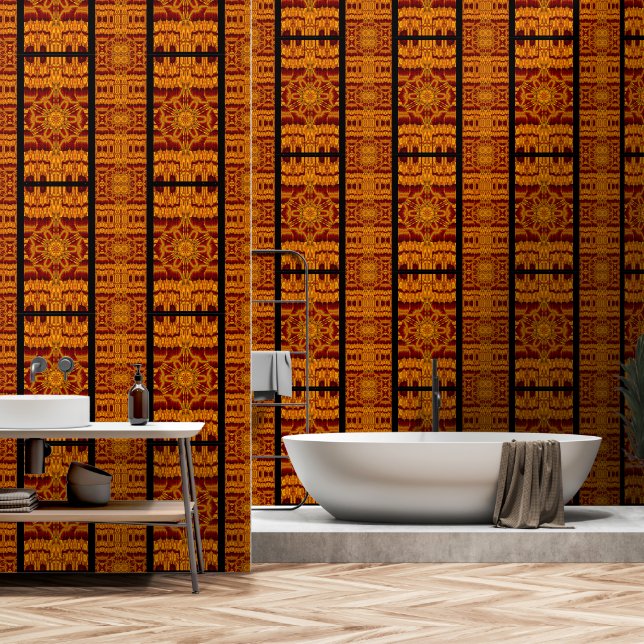 Papel Pintado Cambiando la flor silvestre (Baño)