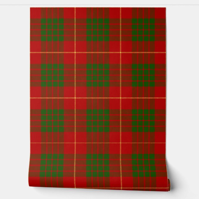 Papel Pintado Cameron Tartan Plaid Scottish Clan (Desenrollar)