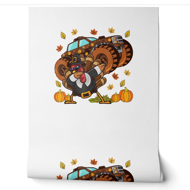 Papel Pintado Camión de Monstruo Turco en Dabbing (Desenrollar)