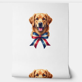 Papel Pintado Camiseta de cinta gemela del Golden Retriever patr