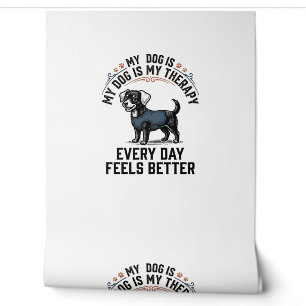Papel Pintado Camiseta de Terapia Canina Regalo de Amante de Per