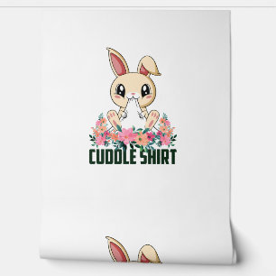 Papel Pintado Camiseta gruesa conejo pijamas camisas negras Rabb