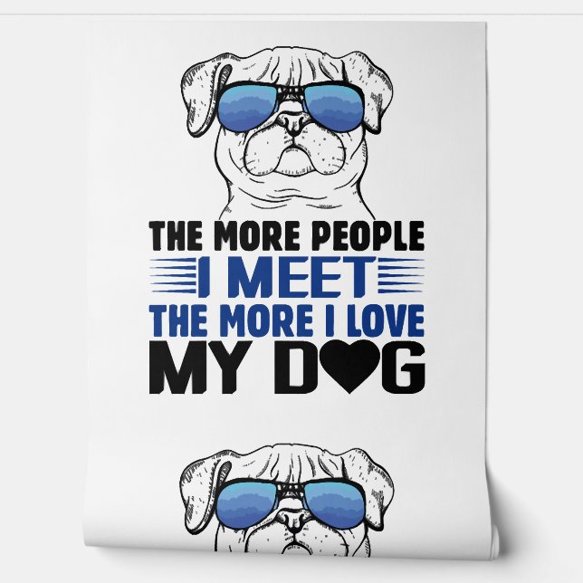 Papel Pintado Camisetas de perros Personalizado de perros con ca (Desenrollar)