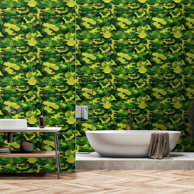 Papel Pintado Camouflage Design Camo (Baño)