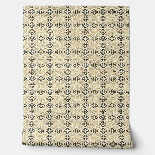 Papel Pintado Campo de cuarenta y ocho baldosas (Desenrollar)