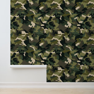Papel Pintado Camuflaje clásico