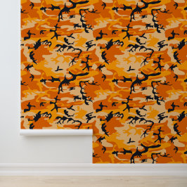 Papel Pintado Camuflaje naranja, Ejército