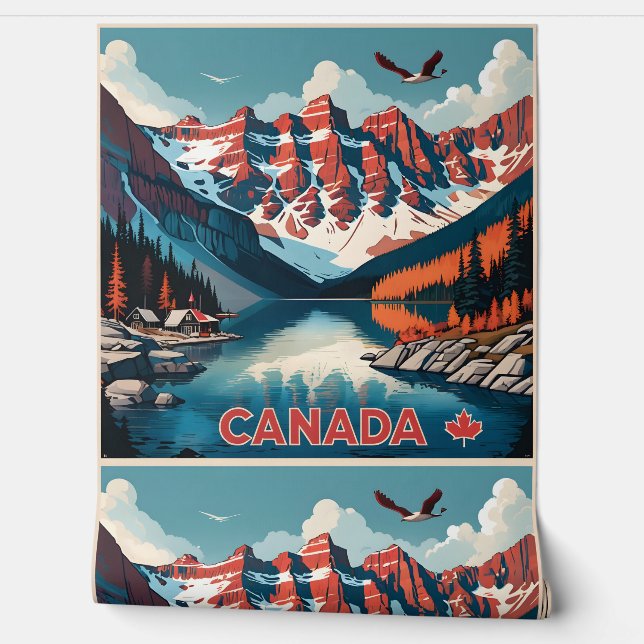 Papel Pintado Canadá (Desenrollar)