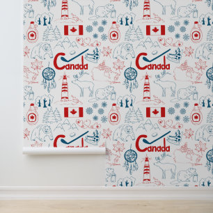 Papel Pintado Canadá   Patrón de símbolos