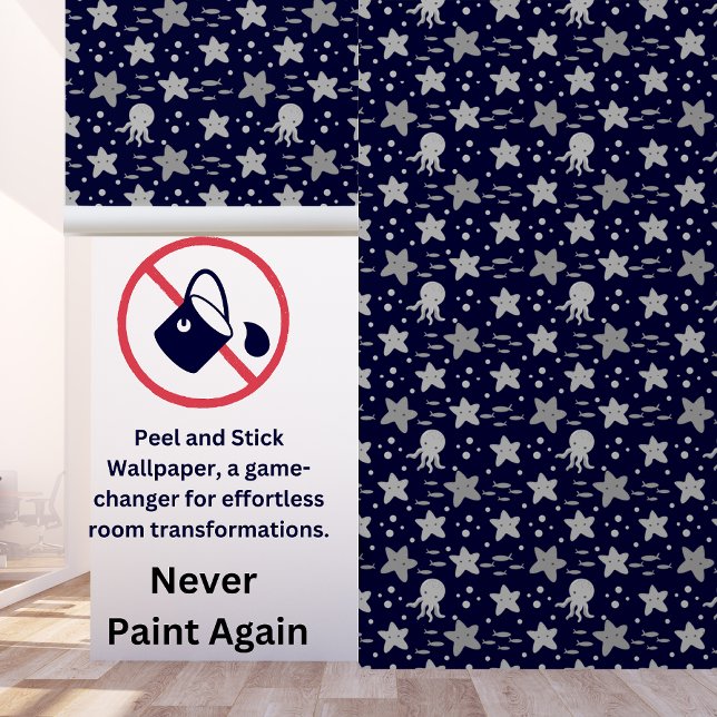 Papel Pintado Canto estelar náutico de la Marina Azul de los niñ (Subido por el creador)