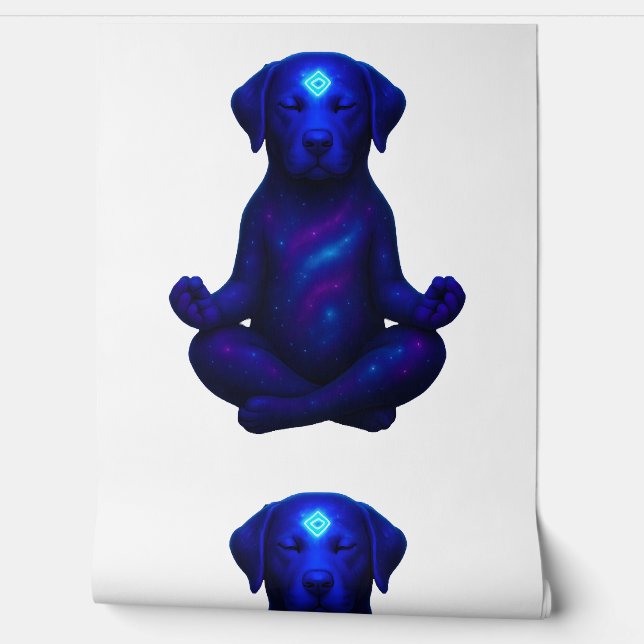 Papel Pintado Caos de crayones – divertida meme de perro Griffon (Desenrollar)