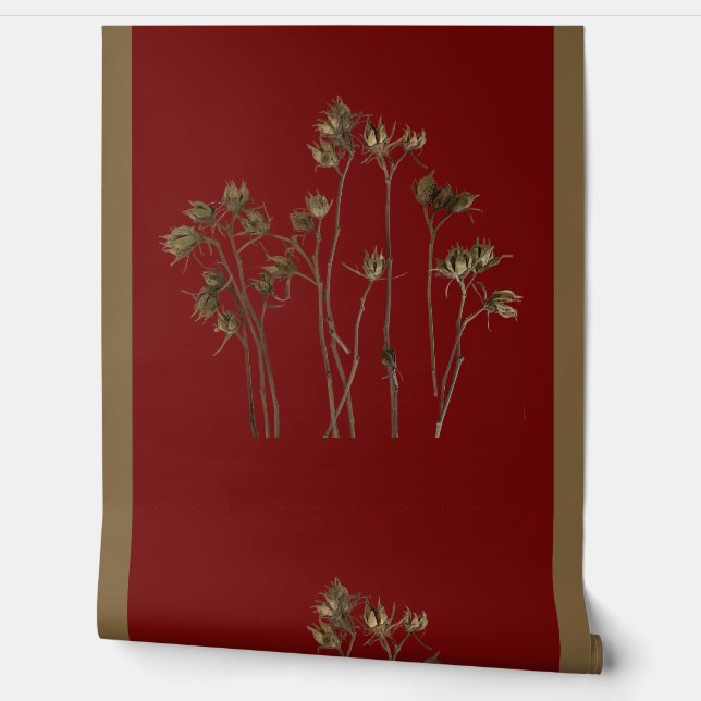 Papel Pintado Cápsulas de semillas en una  (Desenrollar)