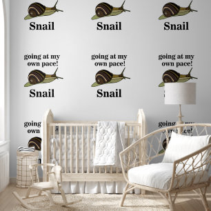 Papel Pintado Caracol En Mi Propio Caracol Funny Snail