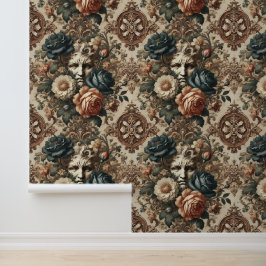 Papel Pintado Caras de piedra y noches tiernas - Barroco gótico