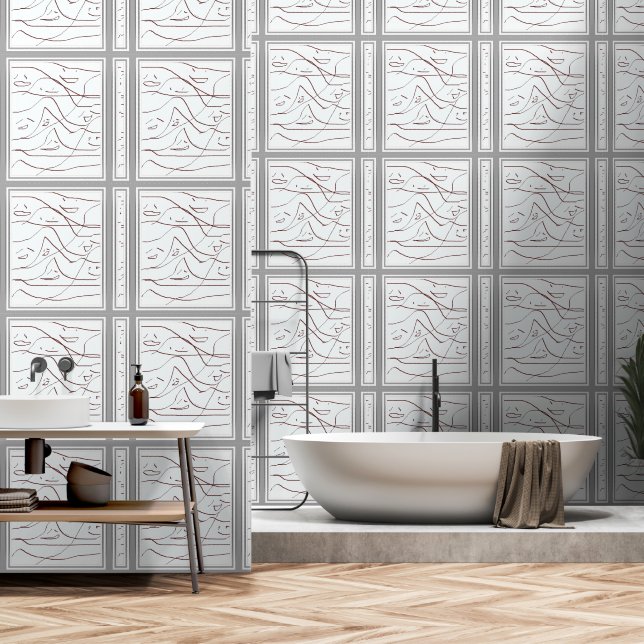 Papel Pintado Caras sonrientes (Baño)