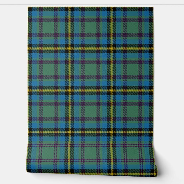 Papel Pintado Carrick Hunting Tartan Plaid Scottish Clan (Desenrollar)
