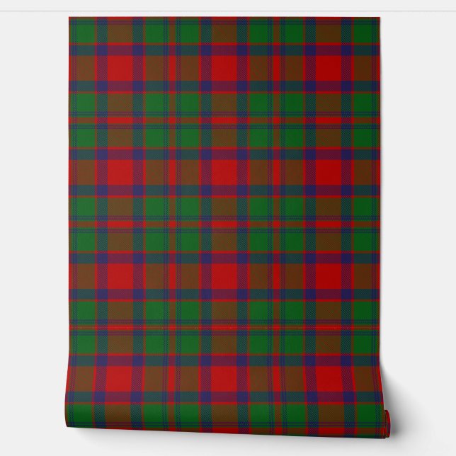 Papel Pintado Carrick Tartan Plaid Scottish Clan (Desenrollar)