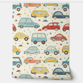 Papel Pintado Carros Baby Boy Seamless Pattern Nurserroom