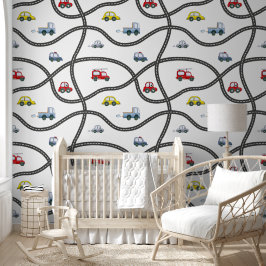Papel Pintado Carros Desplegables Peel y Stick Baby Boy Nursery
