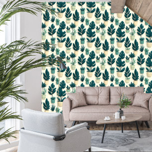 Papel Pintado Casa de plantas botánicas modernas para Airbnb de